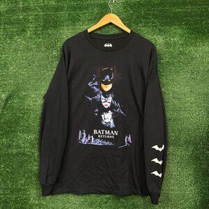 DC Comics Batman Returns Tim Burton Movie LS Shirt Size Large